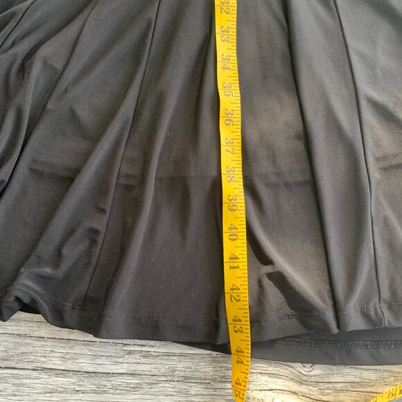 Vintage Y2K David Dixon Stretch Jersey Knit Halter Bodycon Fit & Flare Dress - Picture 15 of 15